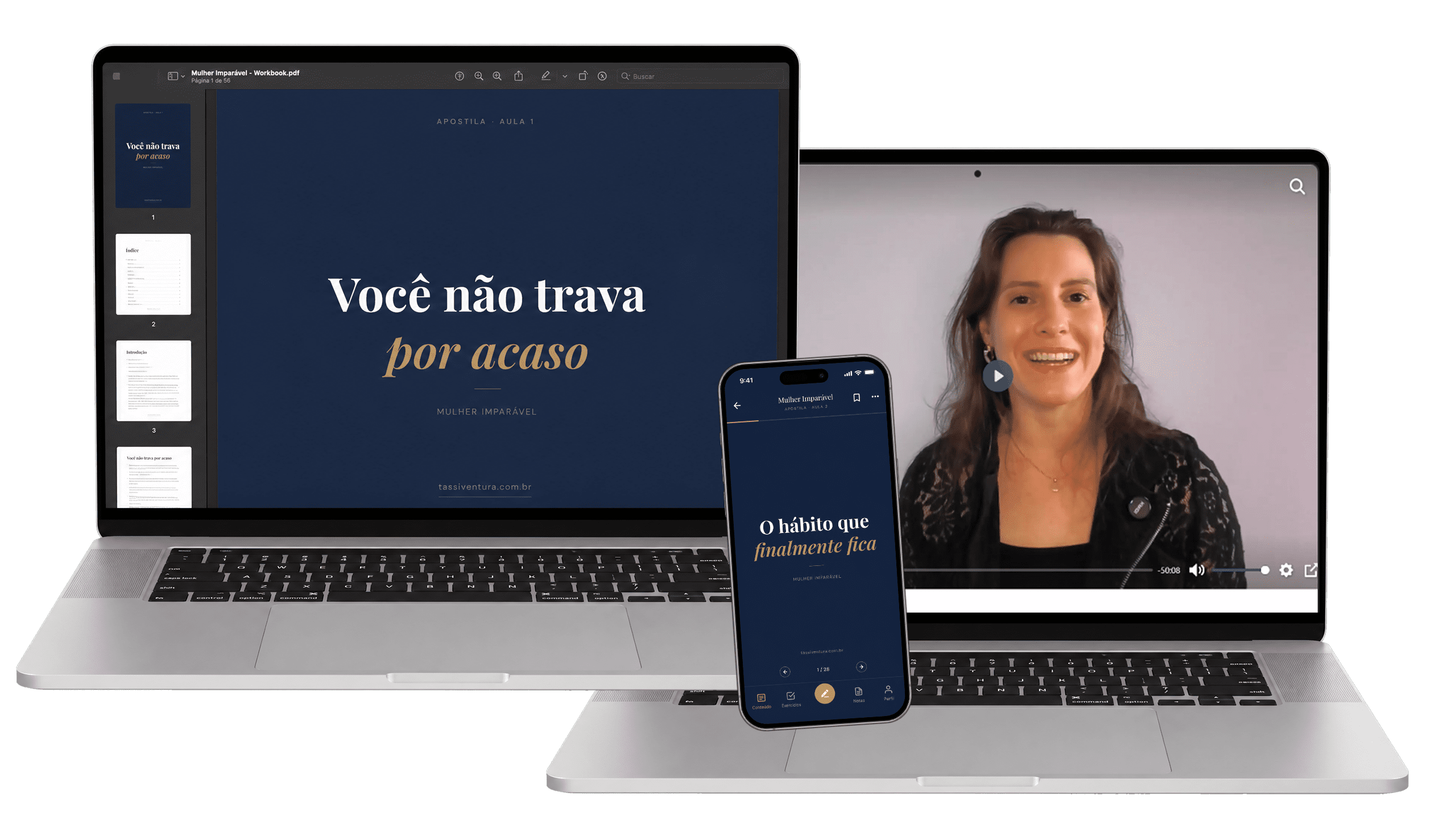 Veja pelo desktop, celular e foto de uma aula