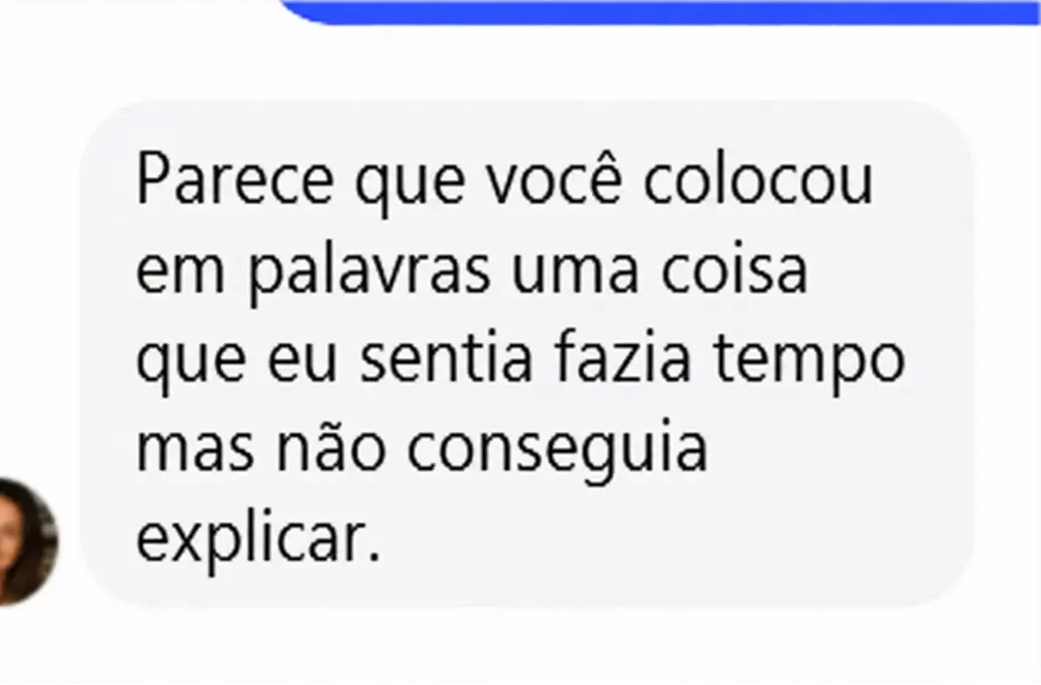 Depoimento recebido