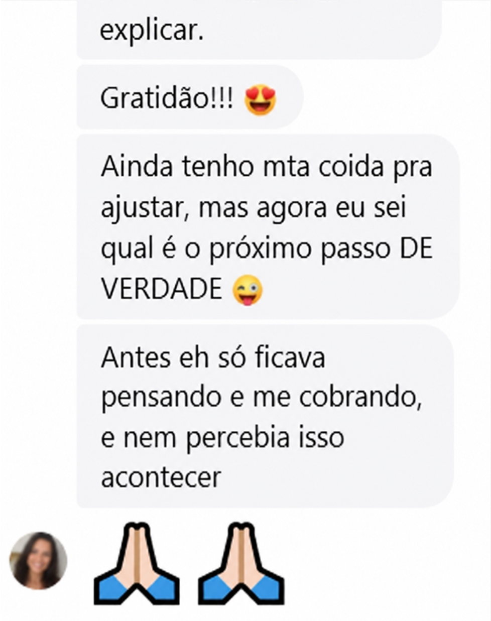 Depoimento de aluna do Método Mulher Imparável