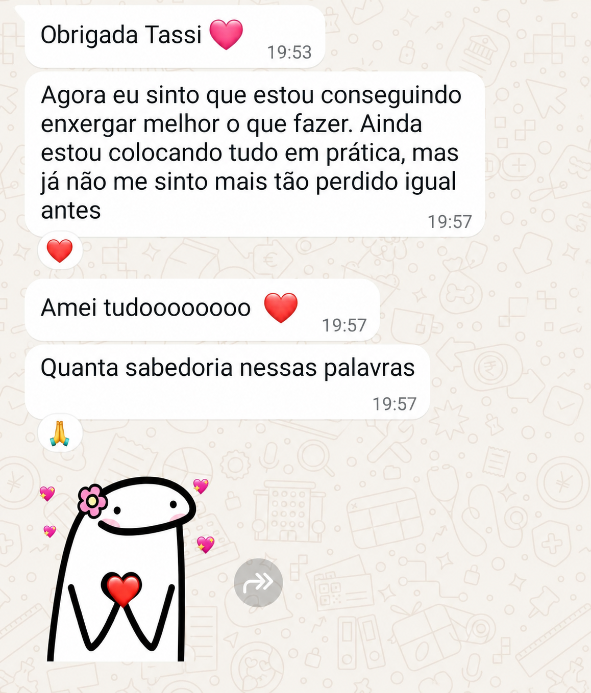 Depoimento recebido