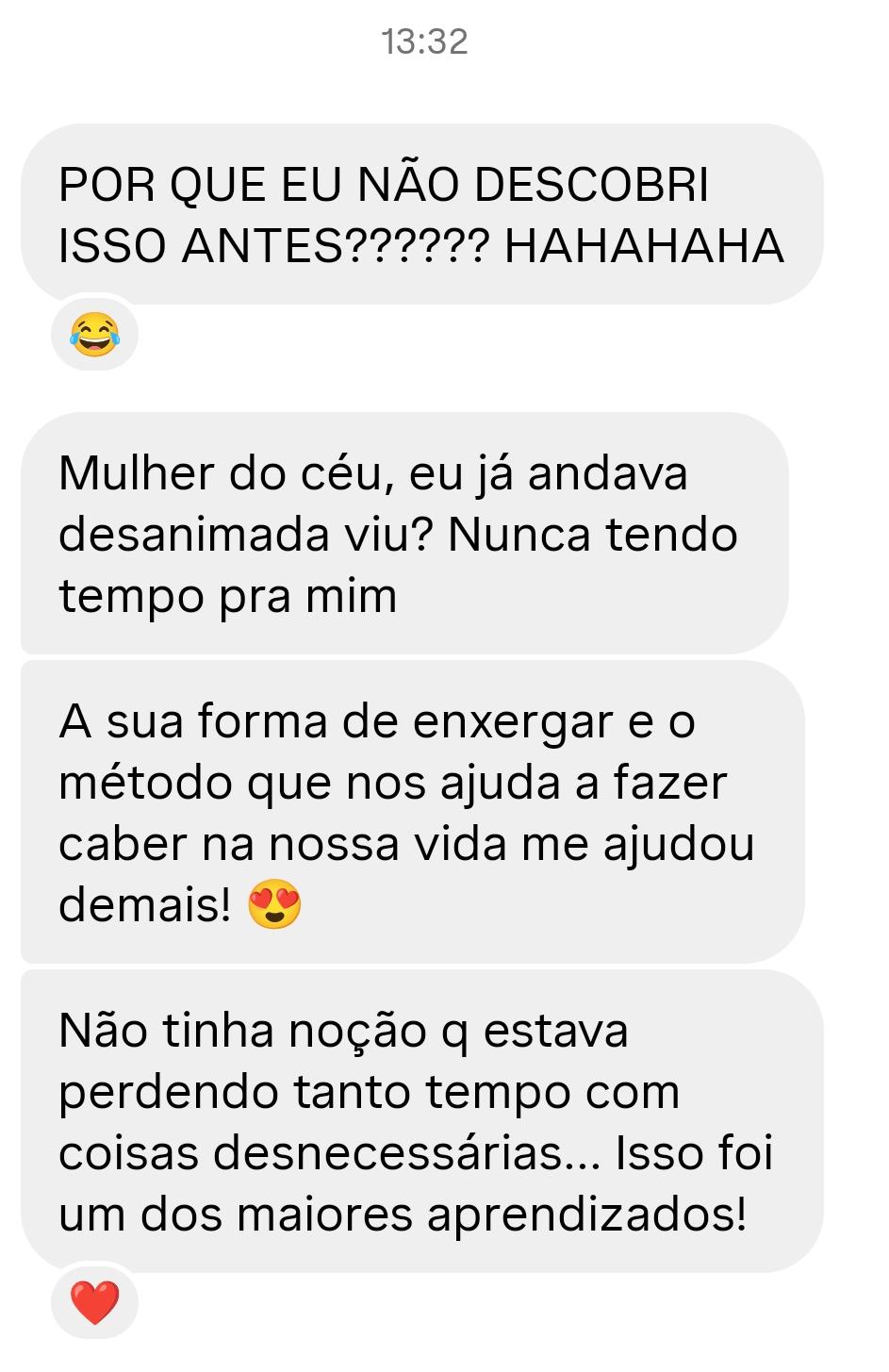 Depoimento recebido