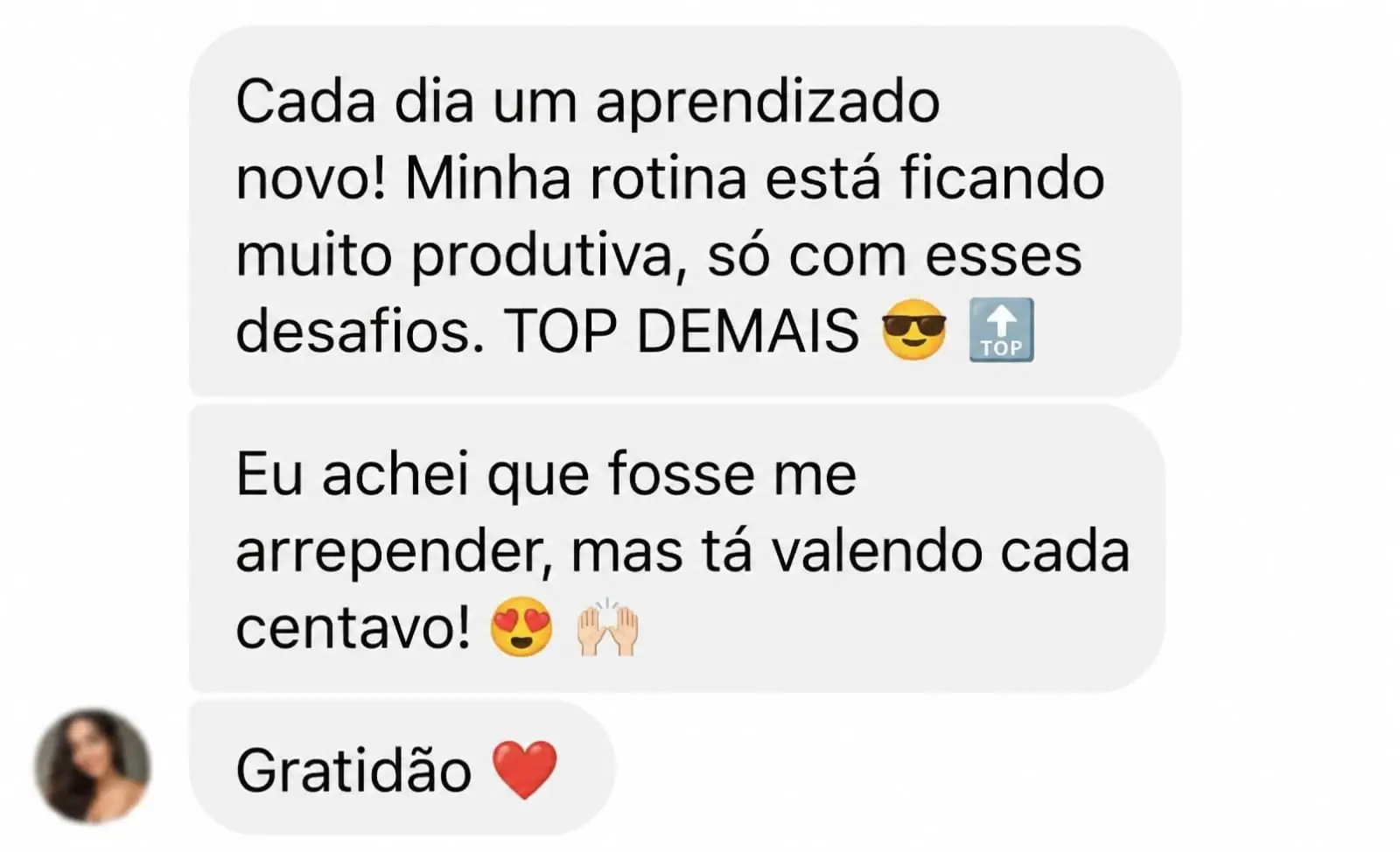 Depoimento de aluna do Método Mulher Imparável