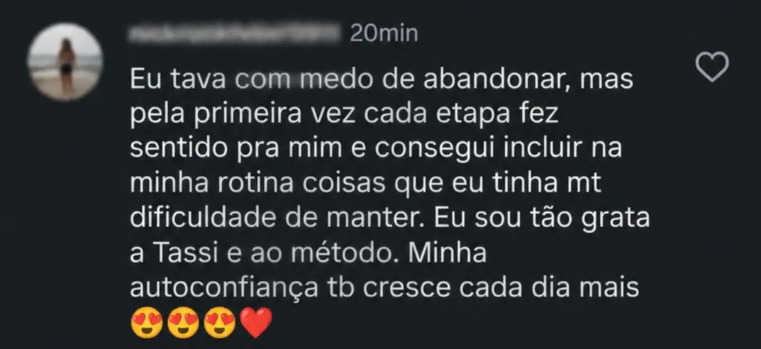 Depoimento recebido
