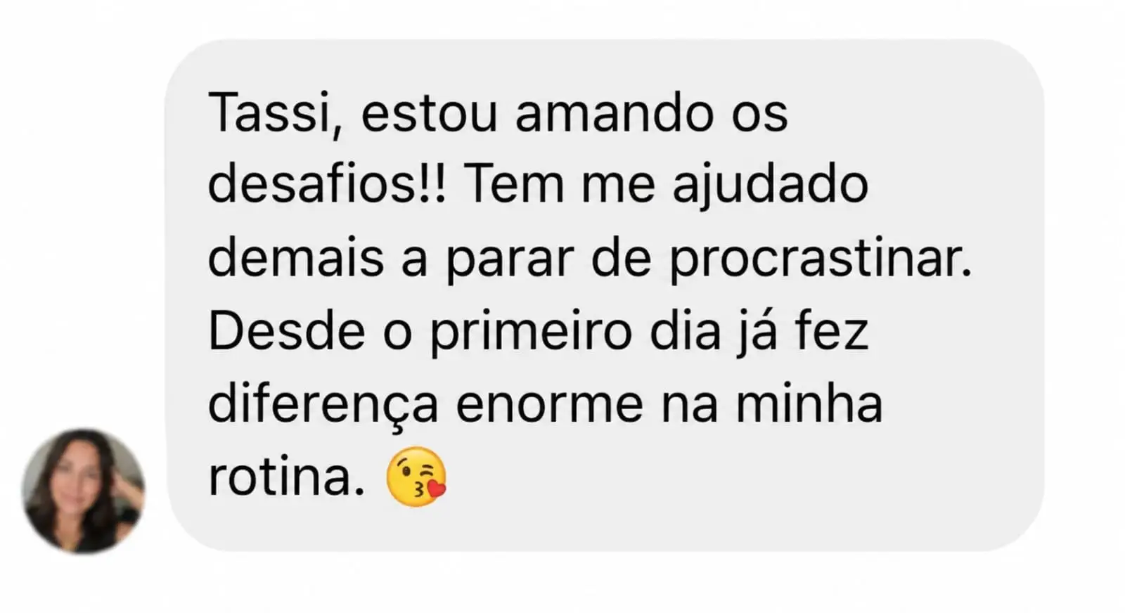 Depoimento de aluna do Método Mulher Imparável